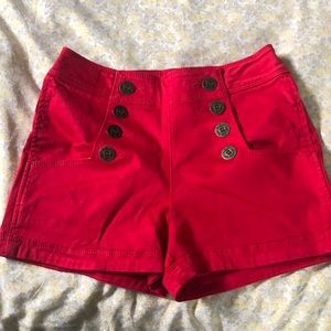 NWOT Express high rise shorts